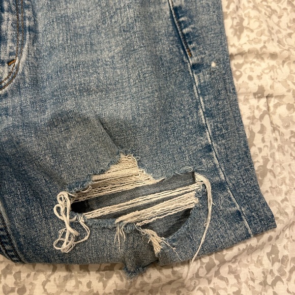 Abercrombie and Fitch Curve Love Ankle Straight Ultra High Rise Jean - Picture 5 of 11